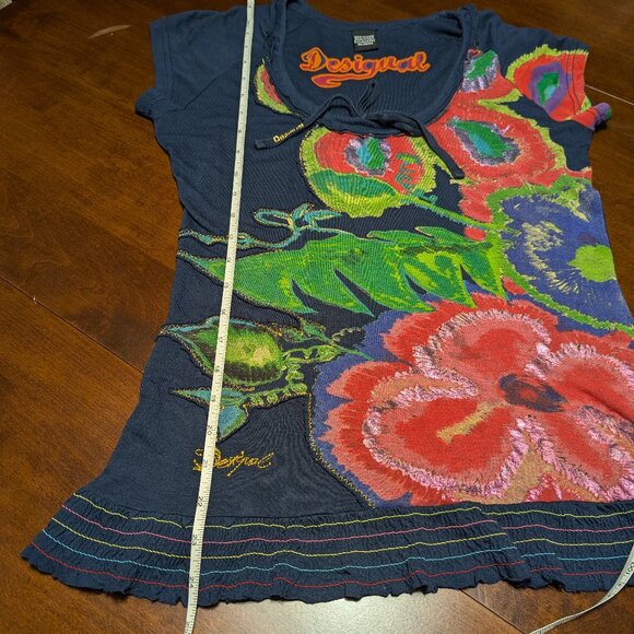 Pretty Desgual Cap-sleeve T-shirt - Picture 5 of 5